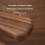 Support en bois rétro pour montres intelligentes et-Marron B 5