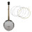 Astonvilla 5-String Banjo Strings Bronze Winding for Beginners and Practice Guitar Accessories 2