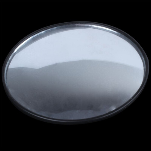 10X, 95mm OD Adhesive Round Convex View Rear Mirror Mirror Side Mirror 2