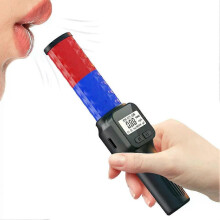 Zeer nauwkeurige alcoholtester met LCD-display, draagbaar, oplaadbaar, contactloos alcoholblaasdetector.