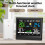Digital Weather Clock with Touch Screen Technology for Indoor Outdoor Temperature Humidity Range Monitoring Function 5