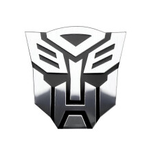 Chromen Abt Tuning sticker – embleem voor de achterklep – kofferbakdeksel