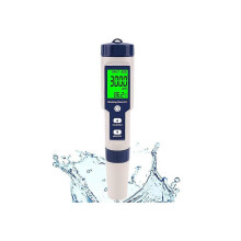 Salzgehaltsmessgerät für Pools, digitales Salzgehaltsmessgerät, hochpräzises 5-in-1-Salzgehaltsmessgerät für Salzwasser, wasserdicht na