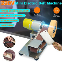 Electric Belt-Sander Polishing-Grinding KnifeSharpener, 7 Speed Adjustable for DIY Model Crafts EU