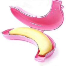 3er-Set niedliche Bananen-Schutzboxen, Reisebehälter, Aufbewahrungsboxen für Obst und Bananen im Freien, Reiseaccessoires