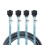 4PCS  3.0 6Gbps Straight Elbow Thin Replacement for Server NAS PC SSD Hard Drive HDD Backplane Sas Data Wire 3