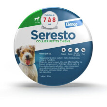 Seresto Vlooien- en Tekenhalsband voor Honden – Onder 8 kg (1 stuk)
