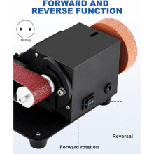 Belt Sander KnifeSharpener Belt Sander Variable Speed Electric Belt Grinder for MakingKnife EU Plug