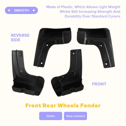 4 Pezzi Parafanghi per Auto Antispruzzo per  Forester 2013-2018 Ruote Anteriori e Posteriori Accessori per Auto 2