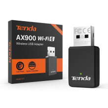 Tenda AX900 Højtydende Wi-Fi-adapter, USB Wi-Fi-dongle til pc, dobbeltbånd (5 GHz/2,4 GHz), soft-AP, MU-MIMO, Windows 7/10/11, U11