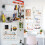 6Pcs Peg Board, Peg Board Wall Organizer Panels, White Peg Board Wall Mount, Peg Board for  Room 6
