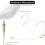 Mounted Microphone, 3.5mm Internal Thread Plug for  Wireless System Waist Pack Transmitt 3