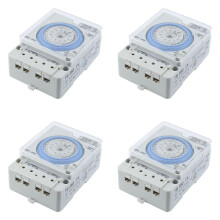 4X Ny TB-388 Rektangel 15 Minuter / 96 Gånger Timer Utan Batteri