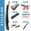 2X Rear Window Windshield Wiper Arm Blade Set for  Explorer 2011-2018  MKX 2016-2018 BB5Z17526C 10