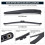 2X Rear Window Windshield Wiper Arm Blade Set for  Explorer 2011-2018  MKX 2016-2018 BB5Z17526C 6