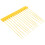 500 Plastic Tamper Seals, Numbered Zip Ties Tags,Disposable Self Locking Signage for Fire Extinguisher,Shipping,250mm E 6