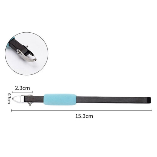Pottery Texture Carving Tools Multi-Angle Rotating Solid Wood Decorative Carving Texture Tool DIY Ceramics Shape Tools D