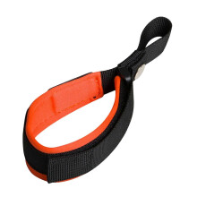 Correa de muñeca segura para pasear al perro, para mayor comodidad y durabilidad en cualquier entorno. Color rojo.