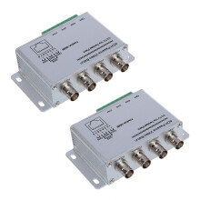 2X UTP 4 Kanal Passives Video-Balun Sende-Und Empfangsgeraet