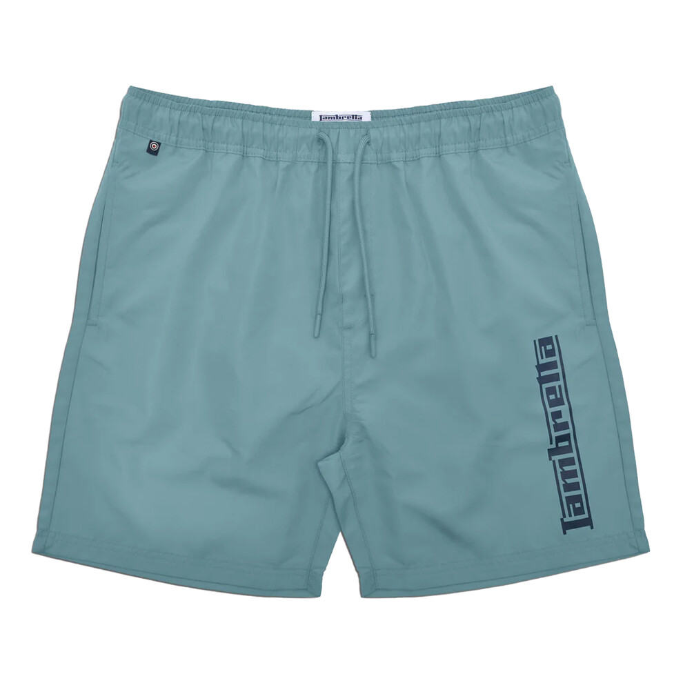 Lambretta (40R, Smoke ) Mens Ss25 Swim Shorts Blue