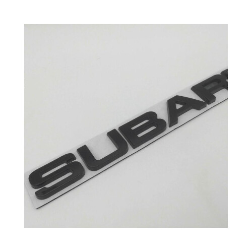 (μαύρο Subaru) 1 τεμάχιο τρισδιάστατο μεταλλικό γράμμα αυτοκινήτου, έμβλημα φτ