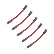 5 Pares de Cabo de Conector de 2,54 mm e 2 Pinos para Bateria RC ESC LIPO Helicóptero DIY FPV Drone Quadcopter