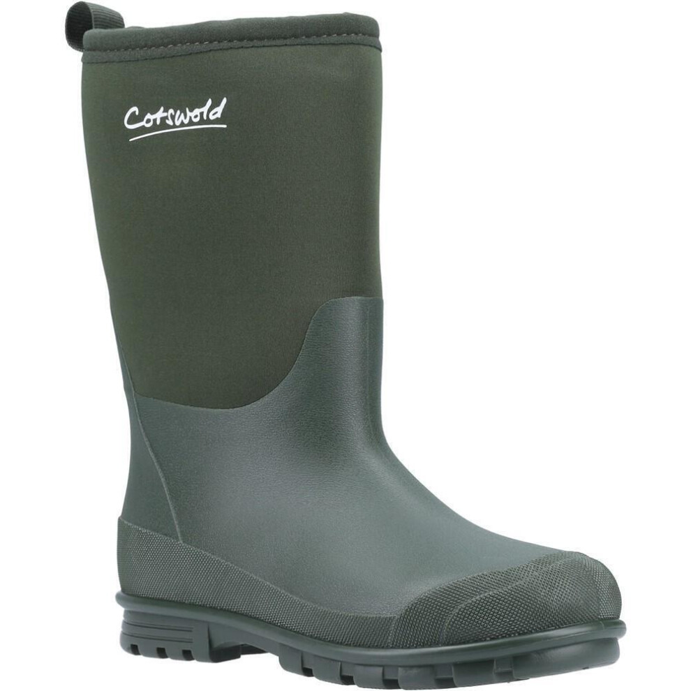 Cotswold (2.5 Uk, ) Childrens/Kids Hilly Neoprene Wellington Boots Green