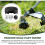 X472000070 Kit de Alimentação Rápida para Cortador de Grama Echo Weedeater, Tampa de 400 e Mola, Cabeçote de 4 Polegadas, Pacote com 4 4