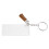 360 PCs Acrylic Keychain Blank Tassel Pendant Set Includes Rectangular Transparent Acrylic Keychain 8