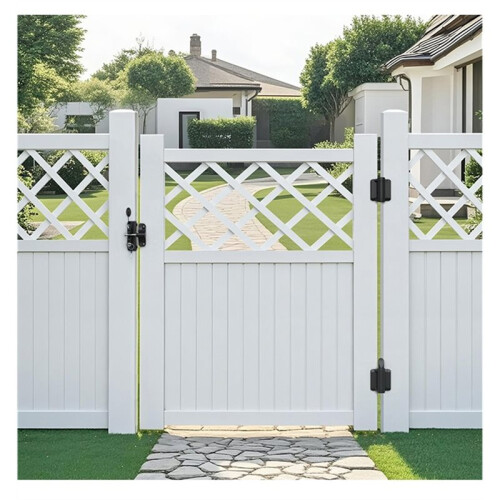 Drawstring Locking Gate Gravity  the Other Side Can Also Be Opened Key Lockable  One Side of Gate for Metal Wood 2