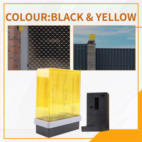 Security Protection Flashing Light Flashing for Gate Light Alarm 12V-265V AC/ 2