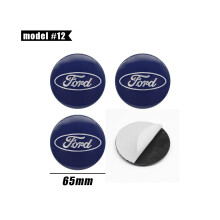 (65 mm Ford Model 12) Adesivi per cerchi auto, coprimozzo, emblema per auto, adesivo per Ford Focus, Fiesta — Descrizione