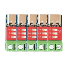 5 Sztuk Typ-C QC PD Szybkie Ładowanie Test Board 5-20 V Pokrętło Regulacja Napięcia Moduł Płytki Wyzwalającej PD 100 w