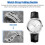 18mm Stainless Steel Deployant Watch Strap Folding Buckle Clasp For , Smooth #18Mm 6