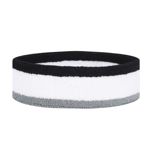 Nike (One Size, White/Grey) Nike Classic Swoosh Headband 1