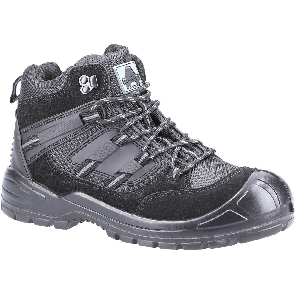(10.5 Uk, Black) Amblers Unisex Adult 257 Suede Safety Boots 5059958532588