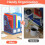 A4 Plastic Wallets, 7PCS Waterproof Document Folders with Button for Office, School, and Travel 6