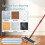 Mop Pad for Vileda H2prO/0-Cedar H2prO Flat Mop Replacement Microfiber Washable Reusable Mop  Parts 4