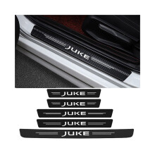 (5 Pieces) Car Interior Door Sill Stickers – Waterproof Decal for Nissan Juke with Serena Logo