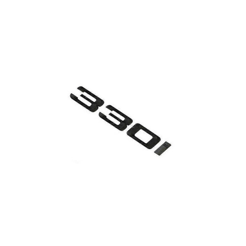 BMW 330i Rear Script for Trunk Lid, Emblem, Badge, 3 Series, Matte Black