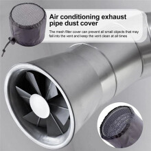 Plant Grow Tent Vent Cover Dustproof Duct Filter 2 Pieces Flexible Ducting Cover for Indoor Greenhouse Laundry Outdoor A