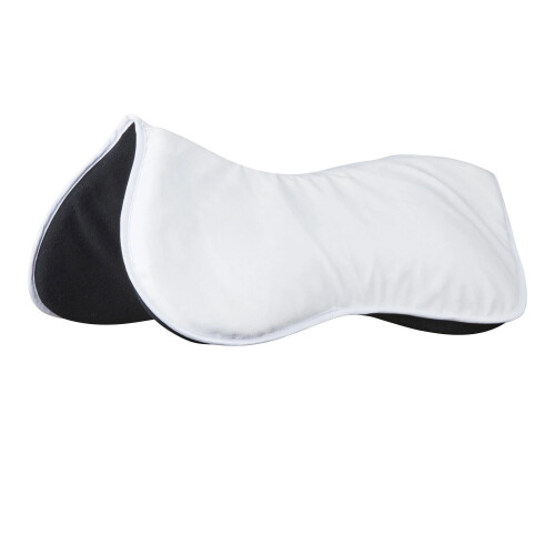 (L, White) Weatherbeeta Memory Foam Comfort Half Pad