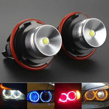 2 st 10w CANbus felfria LED Angel Eyes-markeringslampor för BMW E39 E53 E60 E61 E63 E64 E65 E66 E87 525i 530i xi 545i M5