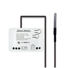 Tuya  Zigbee  with Temperature Sensor Passive Dry Contact Zigbee Relay Work with Home Assistant AC 85-250V