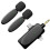 3 in 1 Wireless Lapel Microphone Compatible with Cameras Laptops Smartphone Wireless Lavalier Microphone 4