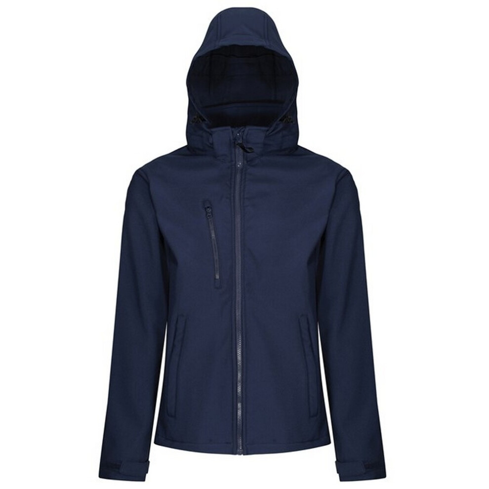Regatta (Xl, Navy/Navy) Mens Venturer Hooded Soft Shell Jacket Multicoloured