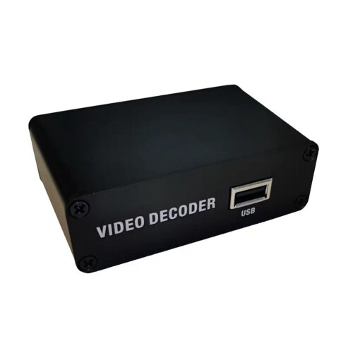 4K H.264 H.265 Network Video Decoder -Compatible HD 1080P Decoder USB Decoding RTMP RTSP UDP Decoder EU PLUG