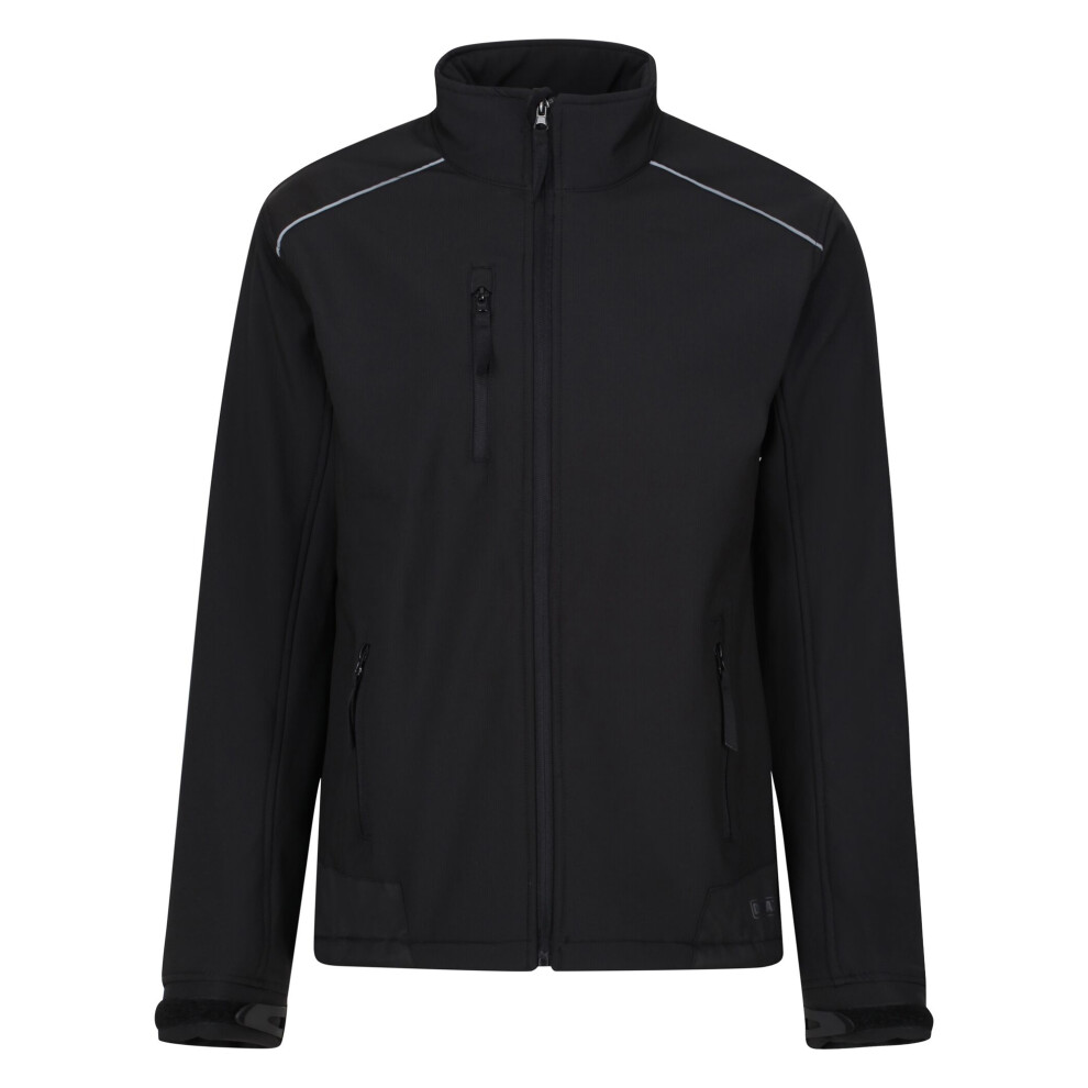Regatta (Xl, /Black) Mens Sandstorm Workwear Softshell Jacket Black
