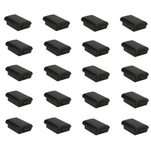 20x Battery Pack Cover Shell Case Kit for  360 Wireless Controller Black New