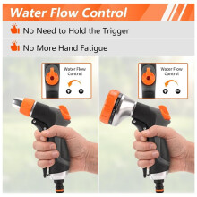 High Pressure Water Hose Sprayers With10 Spraying Patterns Light Weight Rust-Proof Handheld Spraying Tool